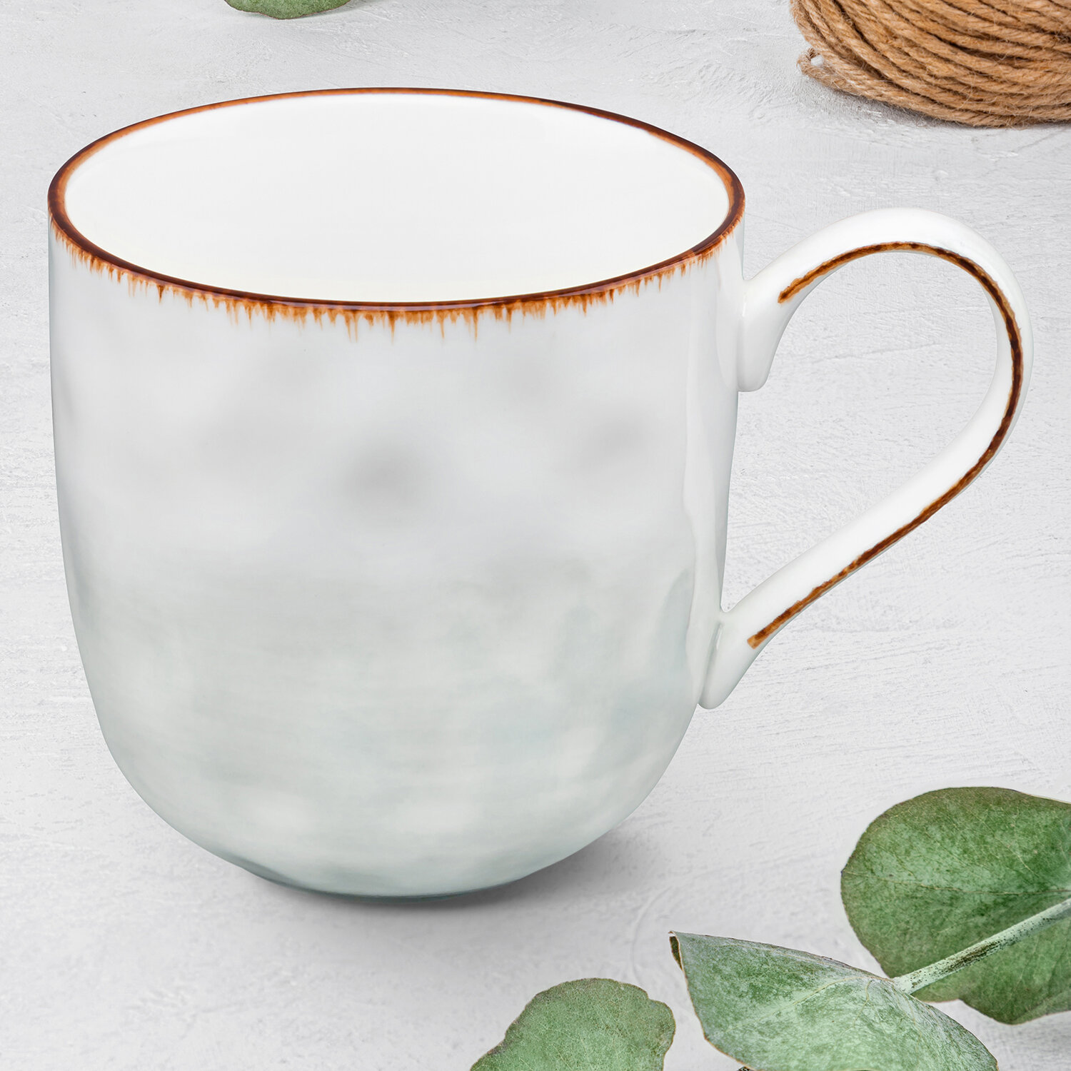 фото Кружка / чашка / для чая, кофе, капучино 360 мл 13х9х9 см Elan Gallery Кантри, желтая