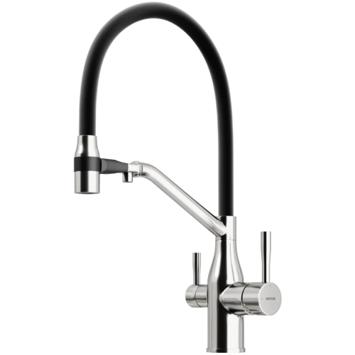 Смеситель для кухни с подключением к фильтру Sancos Orta SC4008BN