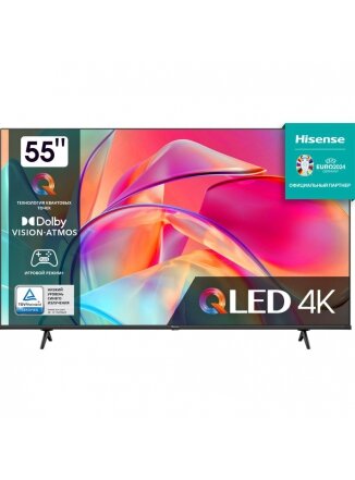 Телевизор/монитор Hisense 55E7KQ RU, черный