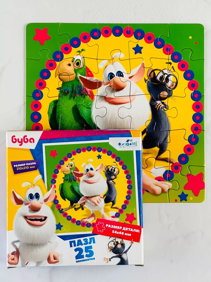 Пазл мозаика для малышей домовенок домовой Буба герой 25