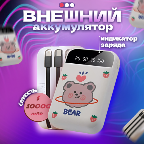 Портативный внешний аккумулятор повербанк powerbank 10000 мАч 199000₽