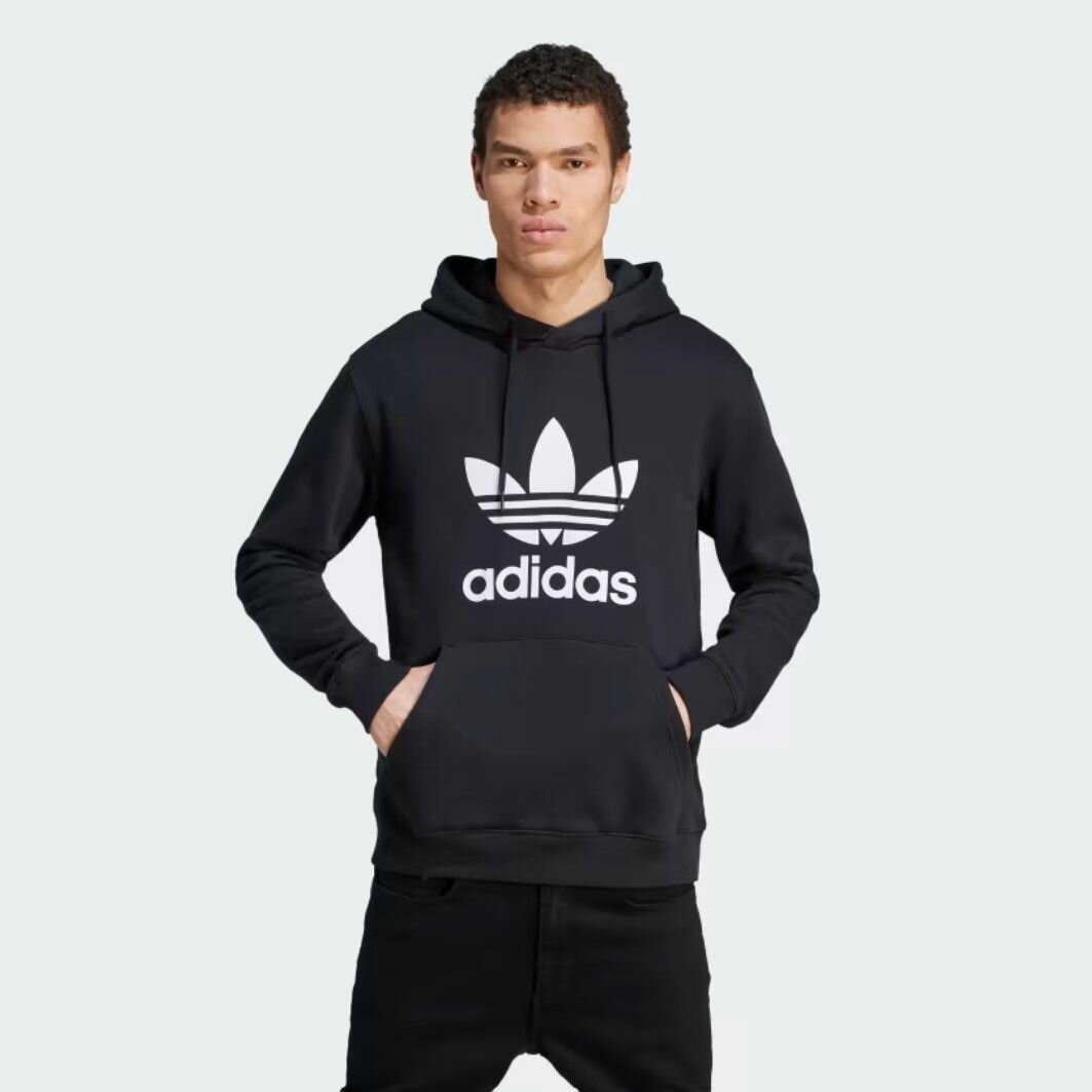 Худи adidas Originals Trefoil Hoodie, размер 2XL, , черный