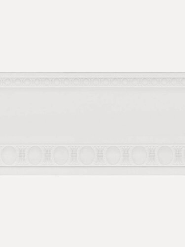 Изображение товара Плинтус потолочный Молдинг на стену декор, 1100х110х40 мм Белый мат - 2 шт.