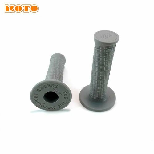 Грипсы MOTO Racing на руль мотоцикла универсальные серые 602₽