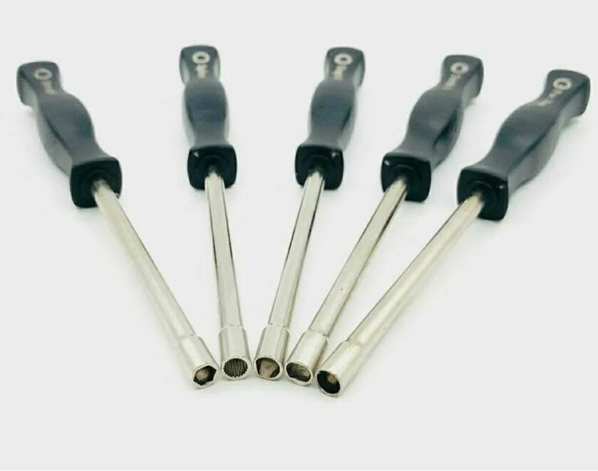 фото Набор отверток (5 предметов) для регулировки карбюратора бензопилы / бензокосы / мотобура и пр.