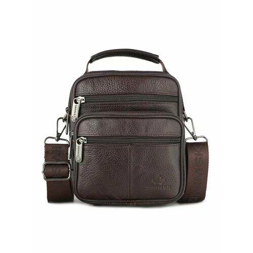 Сумка мессенджер , коричневый