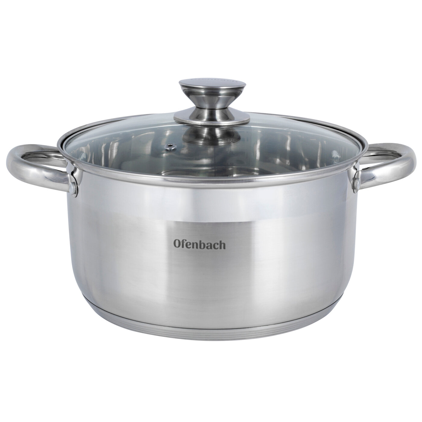 фото Кастрюля 6 л. из нержавеющей стали Ofenbach NB 100514 (24х13,5 см.)