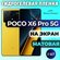 Комплект 2шт. Защитная гидрогелевая пленка на POCO X6 Pro 5G / ма...