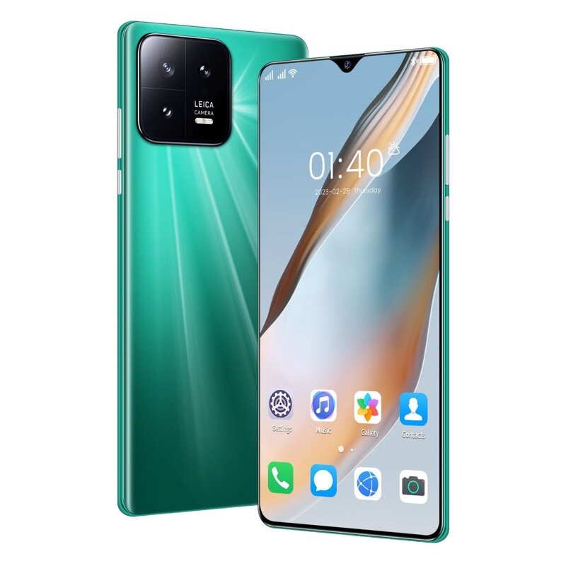Смартфон m13 Pro, 5G, Android, большой экран 6,8", 1+8G, фиолетовый