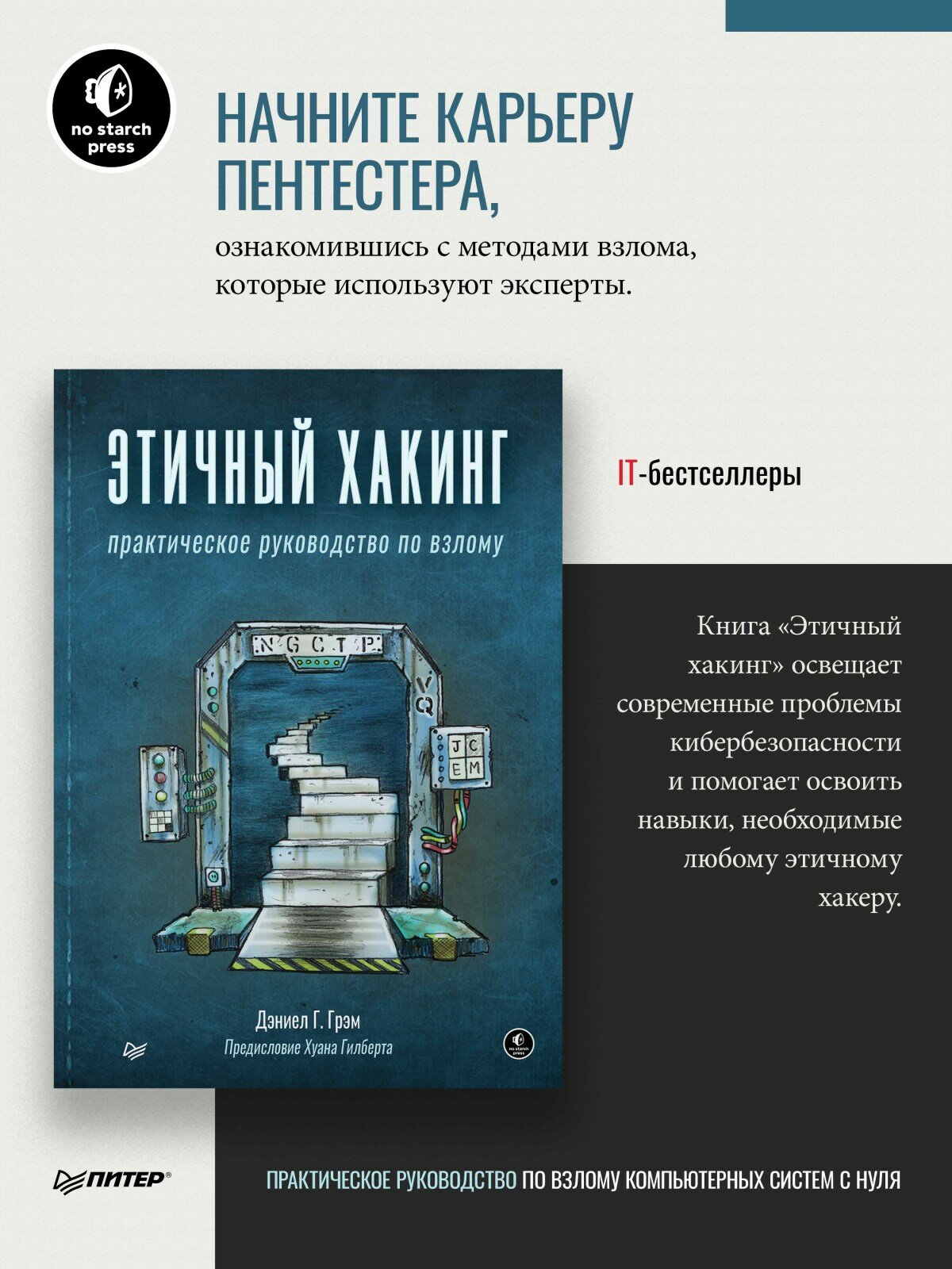 Этичный хакинг. Практическое руководство по взлому / книги по информационной безопасности / кибербезопасность — фото 1