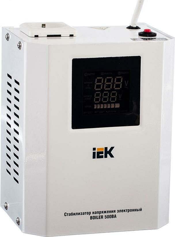 Стабилизатор напряжения Boiler 0.5кВА IEK IVS24-1-00500 - фото №16