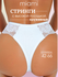 Трусы женские стринги, размер 64, высокая посадка, Miami, кружево, хлопок, белый