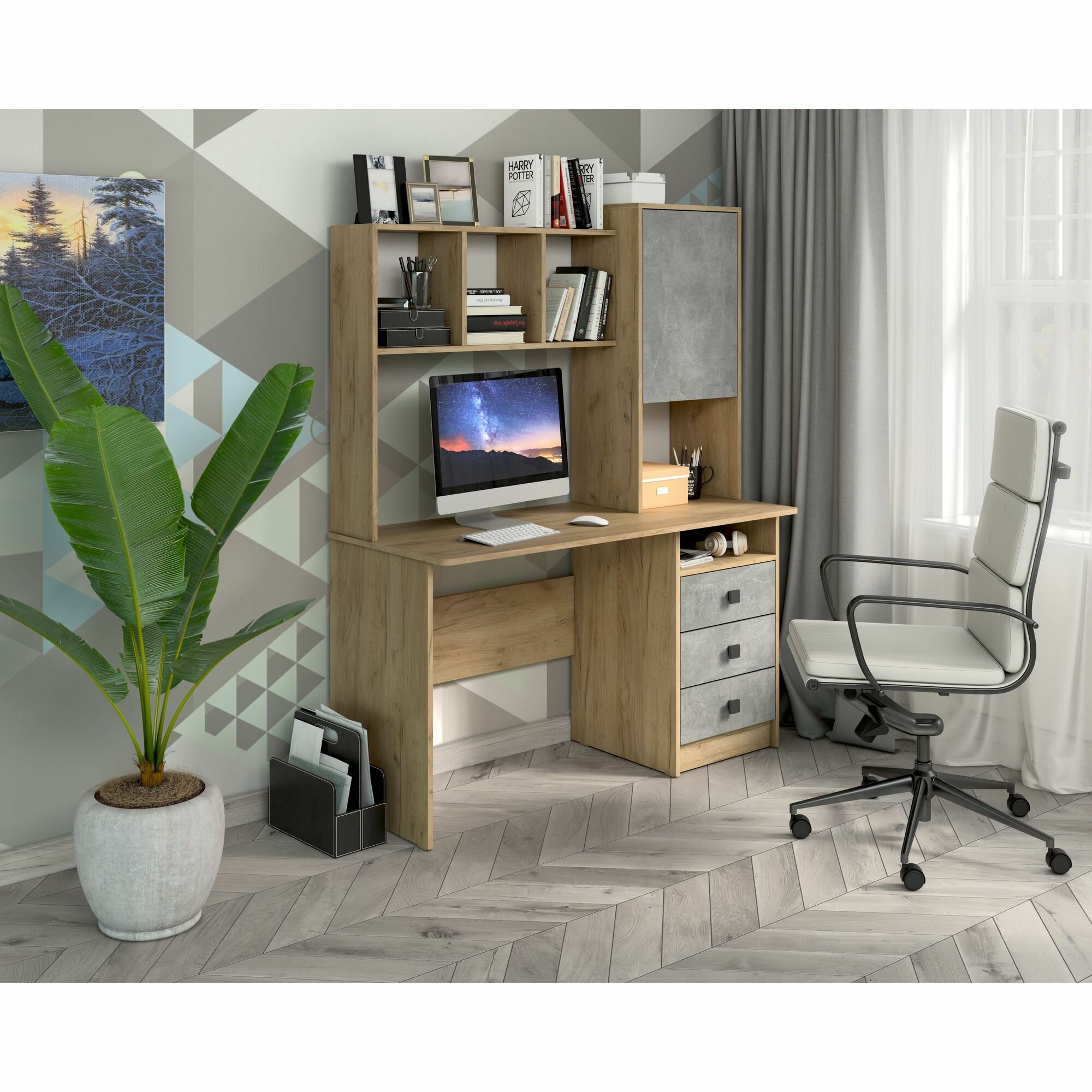 Стол компьютерный СК-9 135х55х168 см