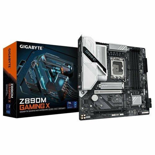Материнская плата Gigabyte Z890M GAMING X LGA1851 Intel Z890 Micro-ATX RTL Z890M GAMING X 21484₽