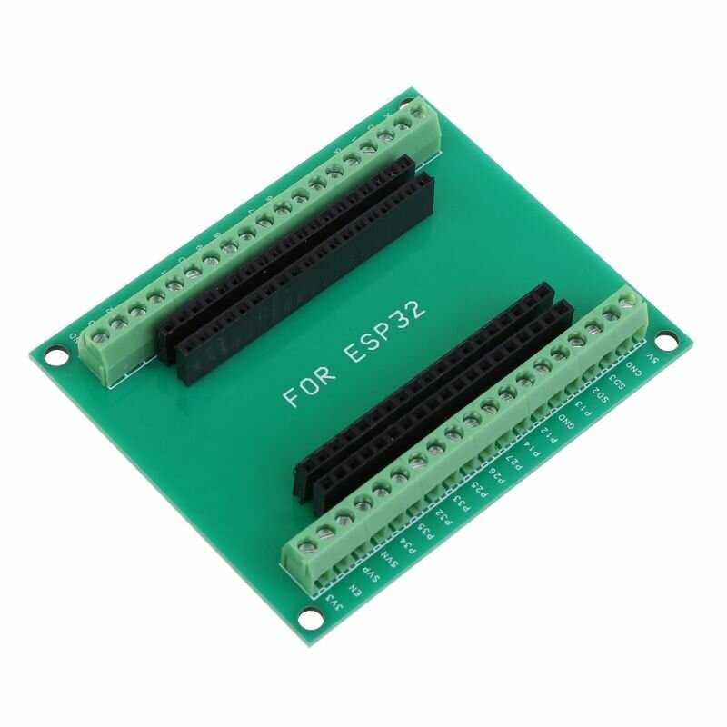Коммутационная плата ESP32 GPIO 1 на 2 для 38-контактной узкой версии Разработка микроконтроллера ESP-WROOM-32