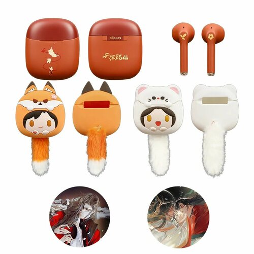 Беспроводные водонепроницаемые внутриканальные наушники Anime Heaven Official's Blessing, earphone with pins