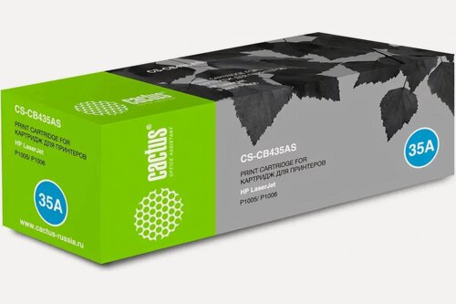 Изображение товара Cactus CS-CB435AS CB435A лазерный картридж черный 1500 страниц для HP LJ P1005/P1006