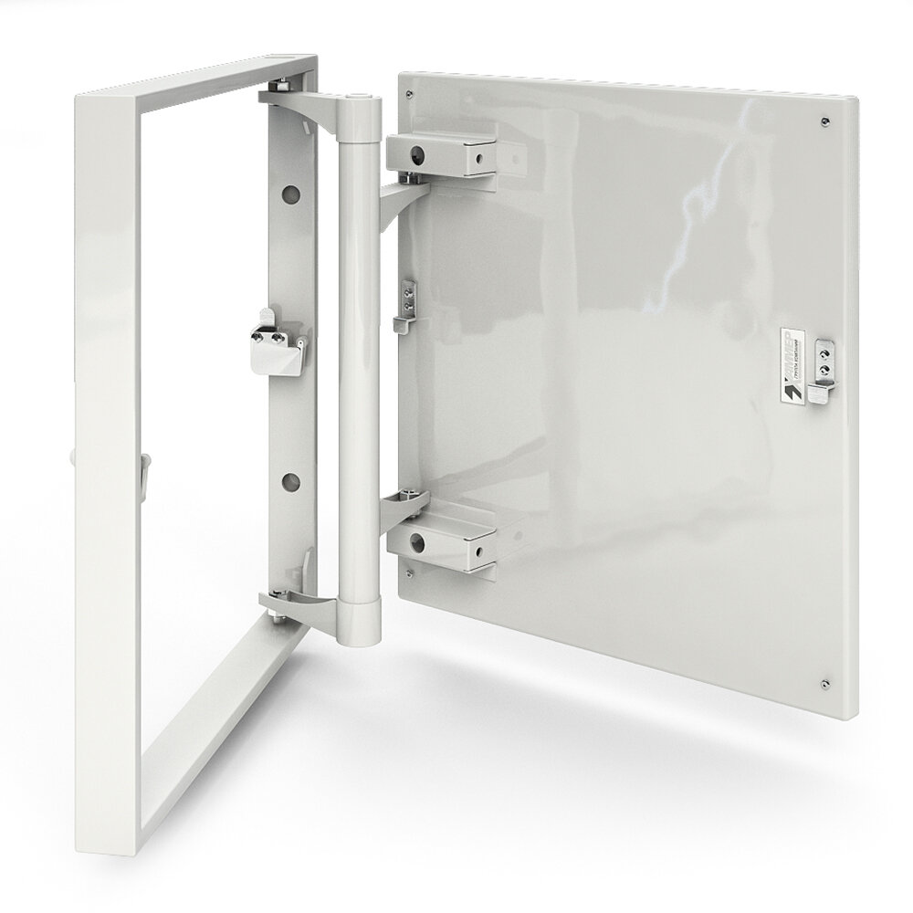 Люк под плитку пластик руси Profi 60х40 , настенный, распашной