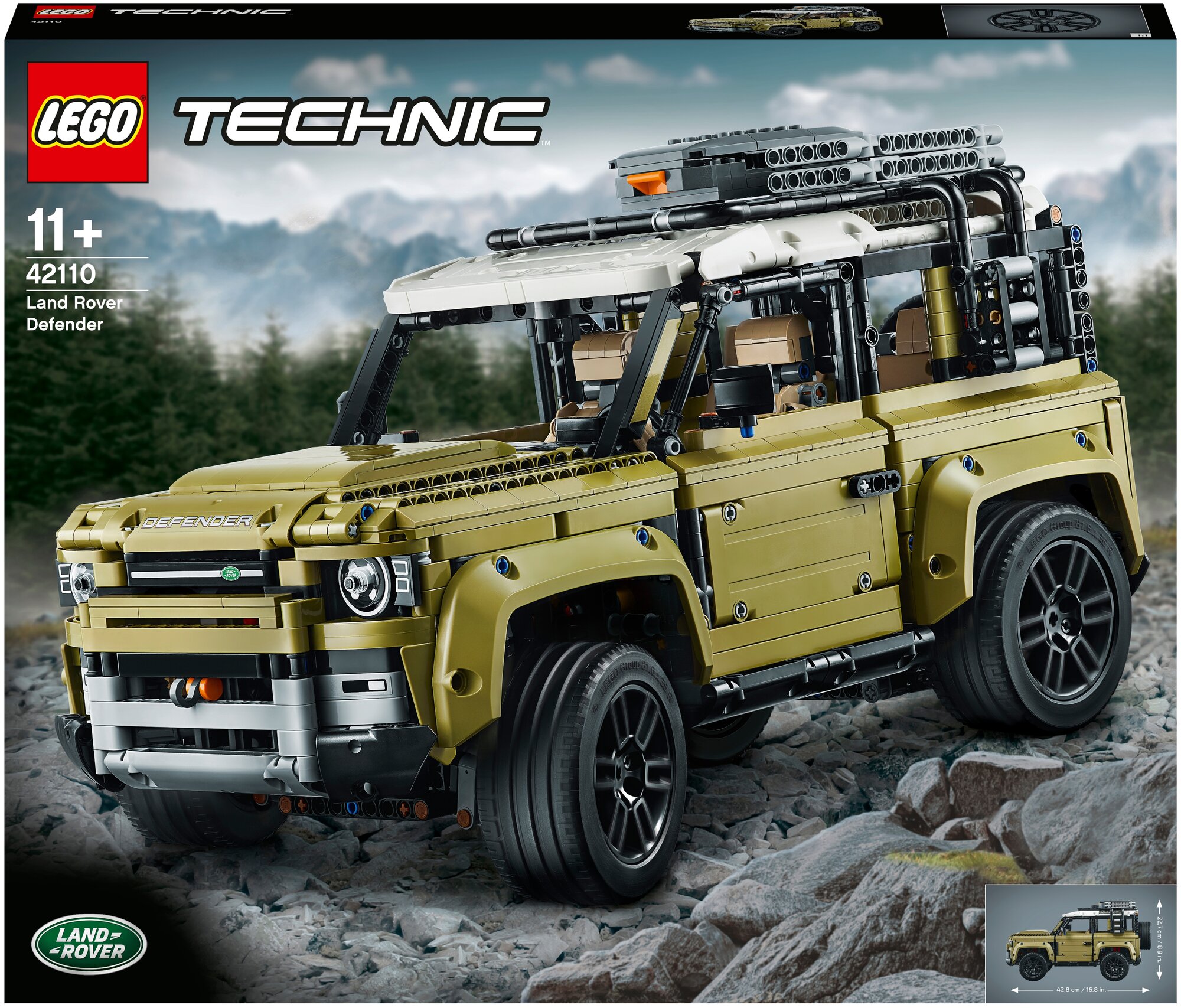 Конструктор LEGO Technic 42110 Land Rover Defender, 2573 дет.