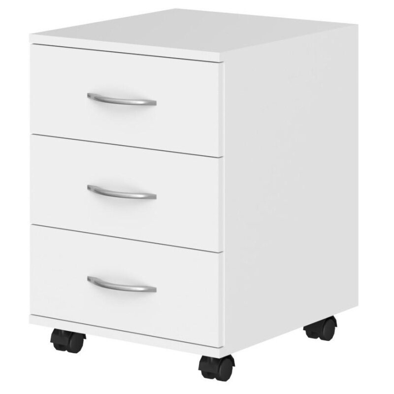 Тумба подкатная КНР SL Simple SC-3M/3M.1 цвет Белый, 412х450х566 мм, 3 ящика
