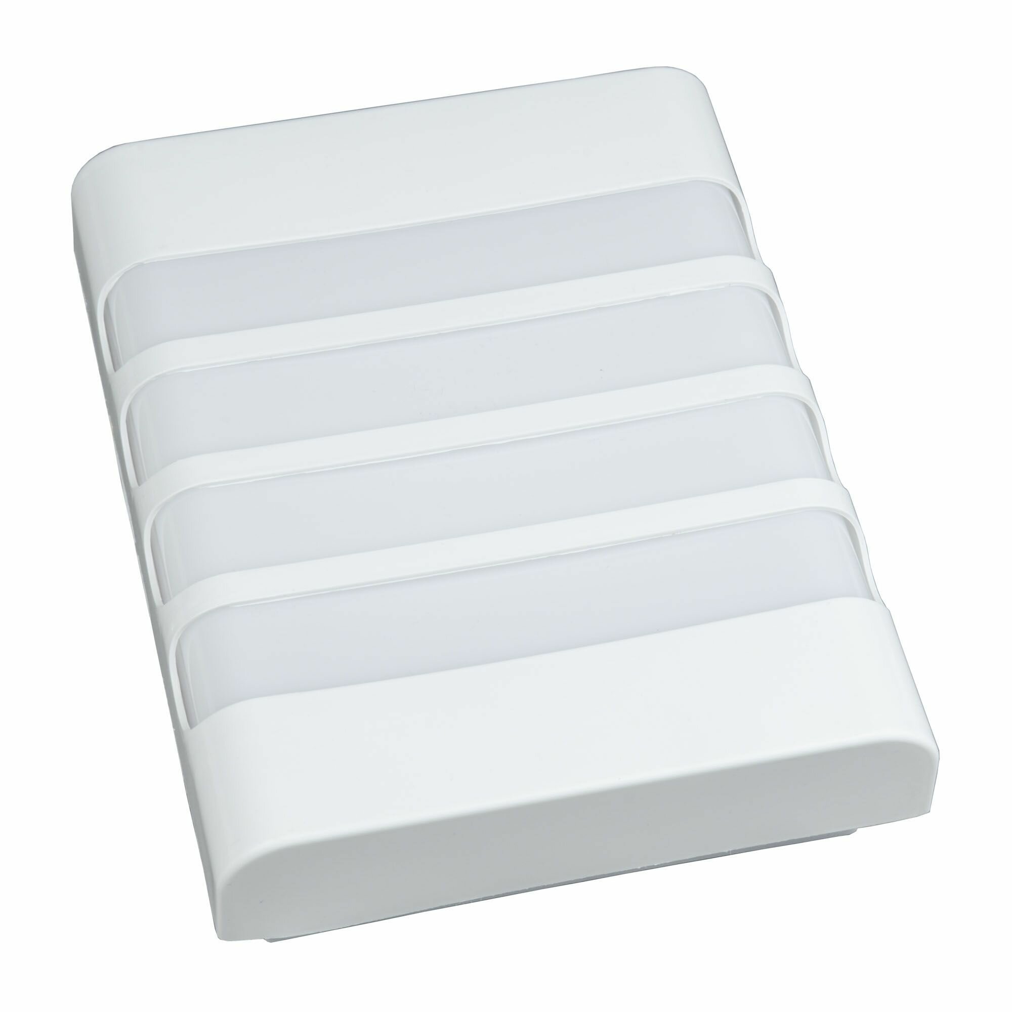 Светильник светодиодный влагозащищенный. Прямоугольник. Белый свет 4000K IP65 белый Volpe.