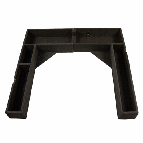 Фальшпол (пол багажника) + ящики из фанеры карпет Renault Duster / Рено Дастер с 2009-н. в, 4*4 (вместо пенопласта)