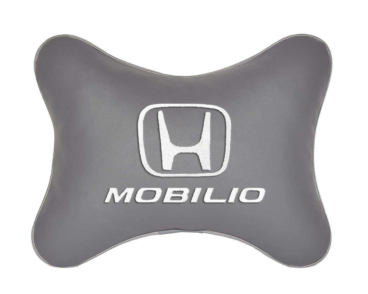 Подушка на подголовник серая экокожа HONDA Mobilio