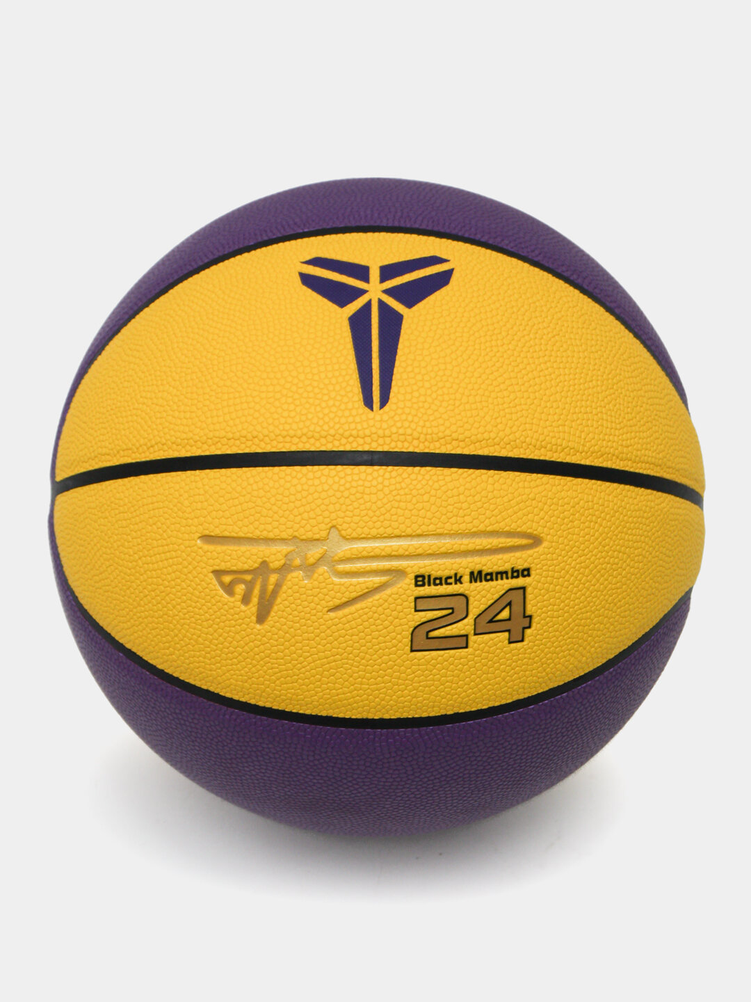 Баскетбольный мяч General Fitness, ПВХ, 7 размер, фиолетовый — фото 1