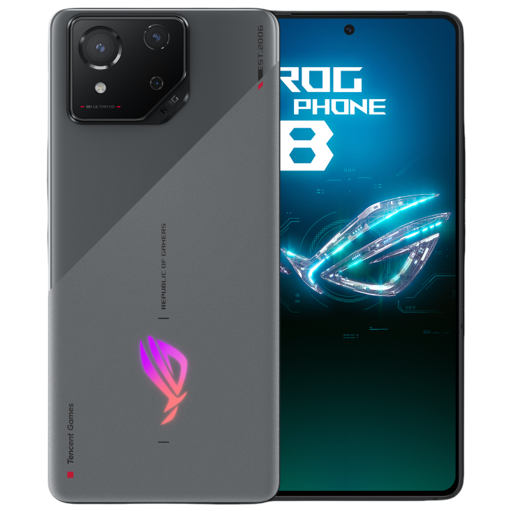 Смартфон ASUS ROG Phone 8 12/256 ГБ CN, Dual Nano SIM, Rebel Grey — фото 1