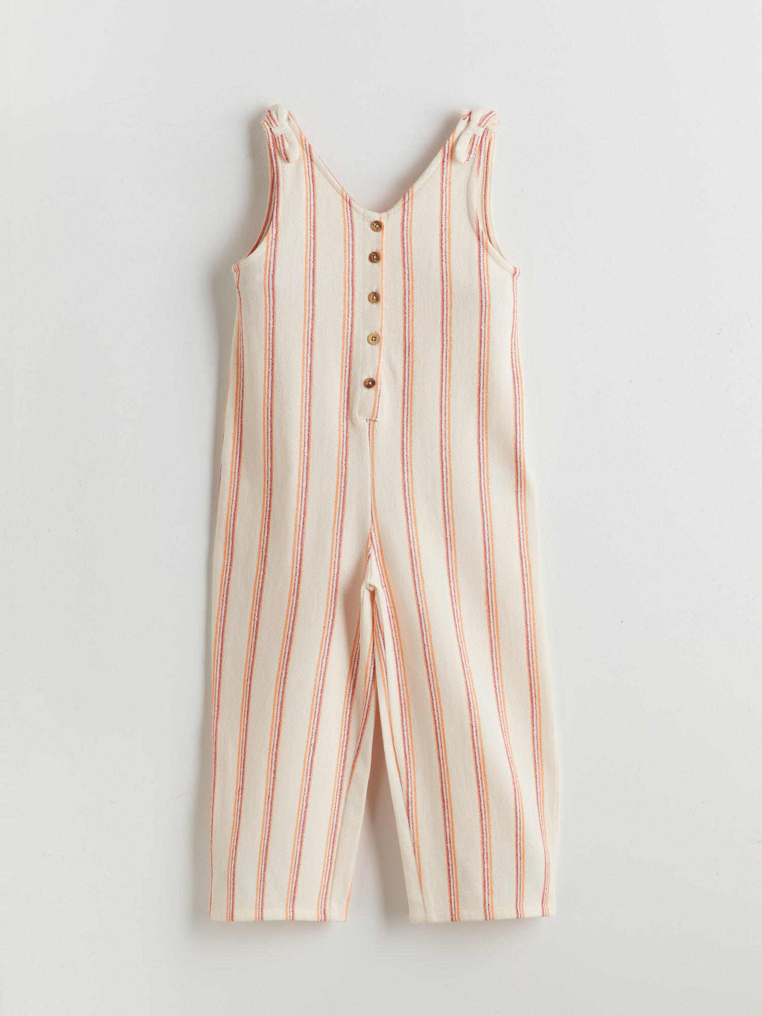 Комбинезон LC Waikiki открытая стопа размер 7-8 лет розовый бежевый