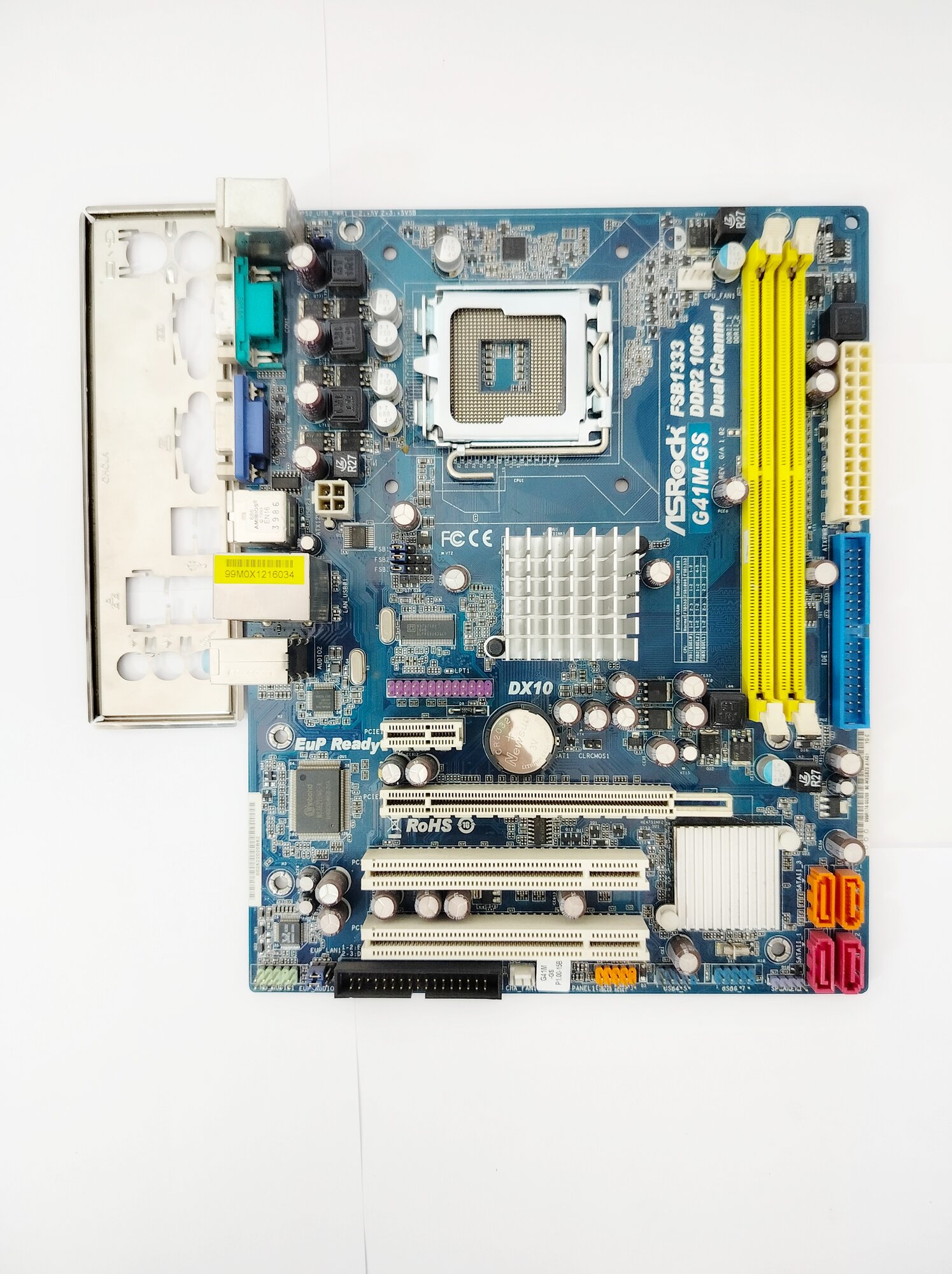 Материнская плата ASRock G41M-GS LGA775, 2xDDR2, Micro-ATX