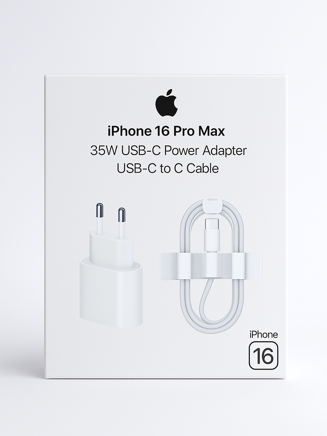 35W Быстрая зарядка для iPhone 16 Pro (Max), Type-C на Type-C