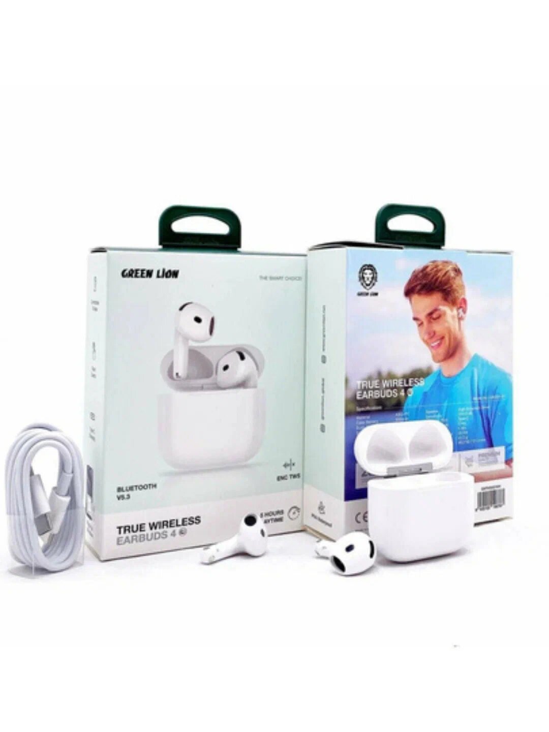 Наушники Green Lion True Wireless Earbuds 4 G1, беспроводные