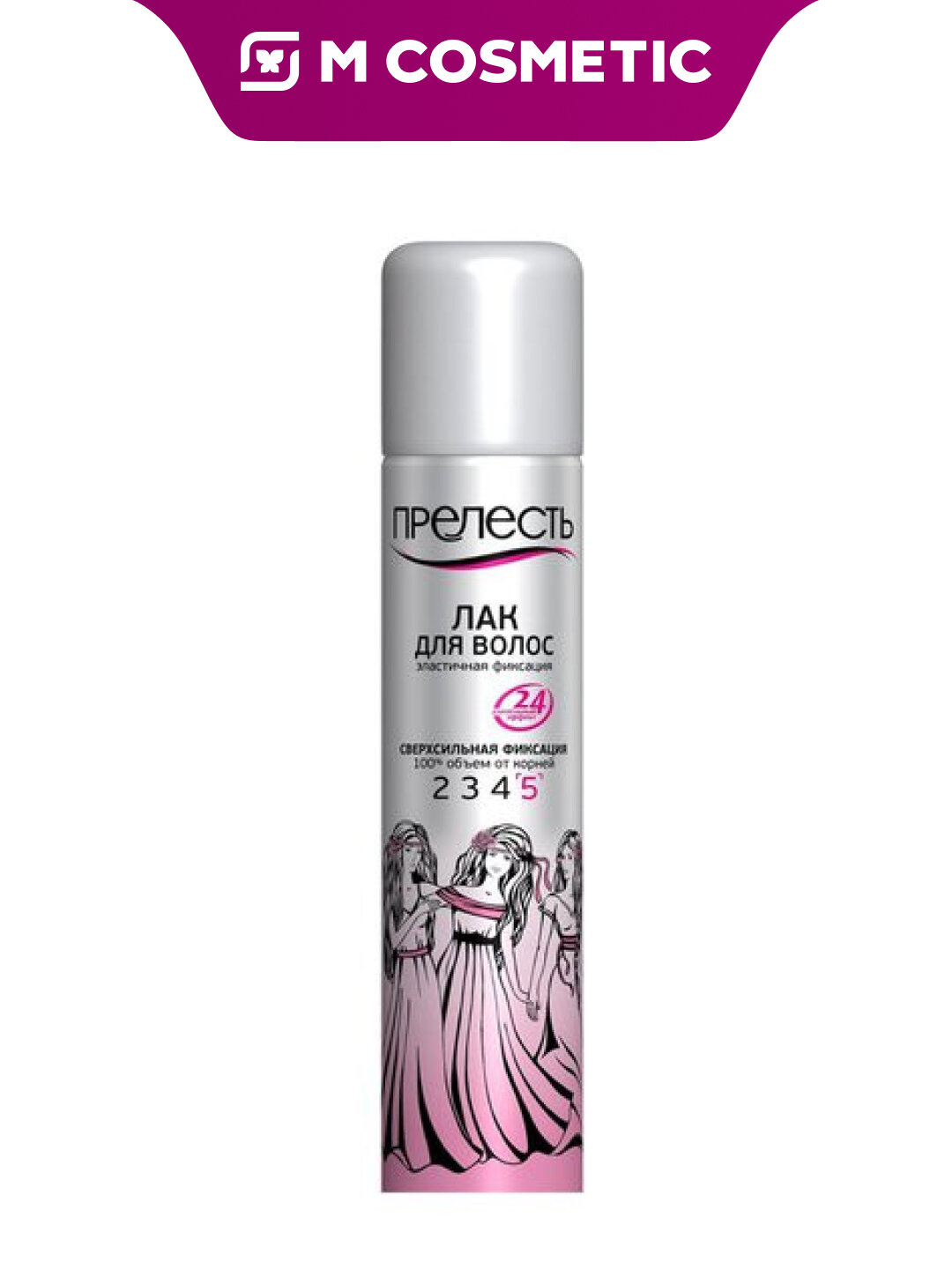 Лак для волос Прелесть Professional ССФ, эластичная фиксация