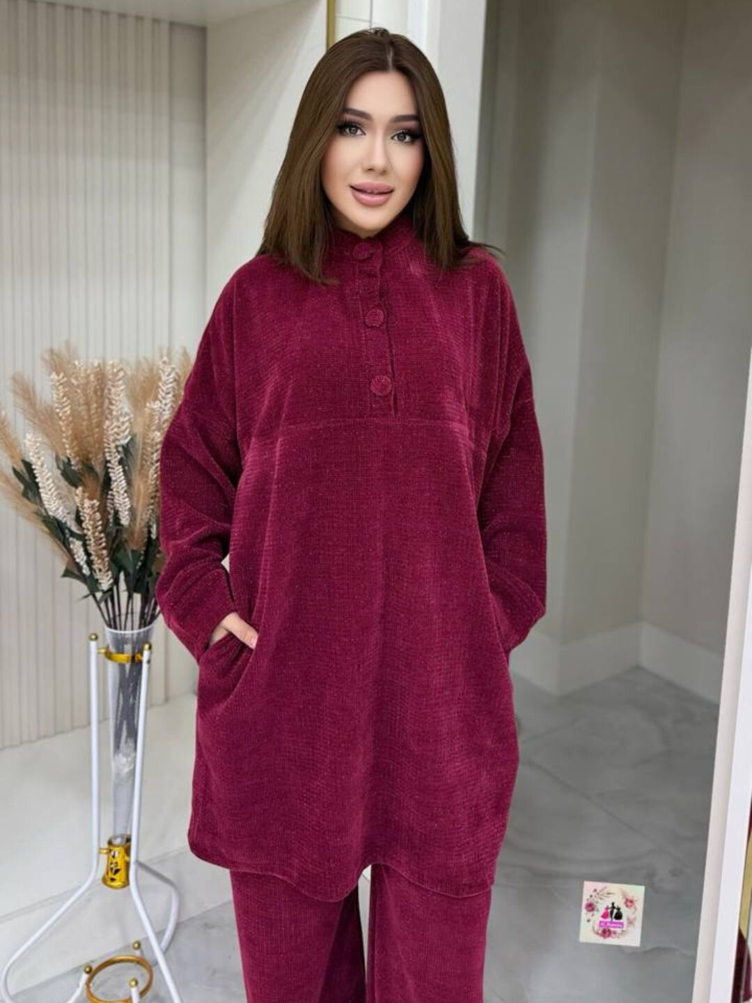 Комплект одежды , размер М, красный — фото 1