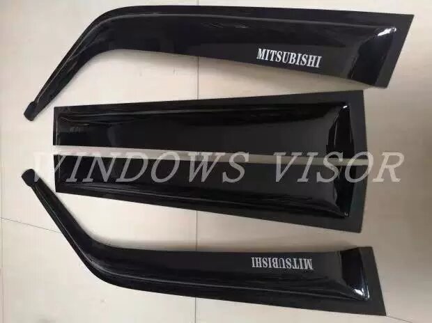 Дефлекторы окон (ветровики) для Mitsubishi V31V33 Cheetah Q6 Black King Kong, Pajero V73V93, четырехдверные, защита от