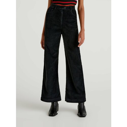 фото Брюки палаццо united colors of benetton, размер 44, черный