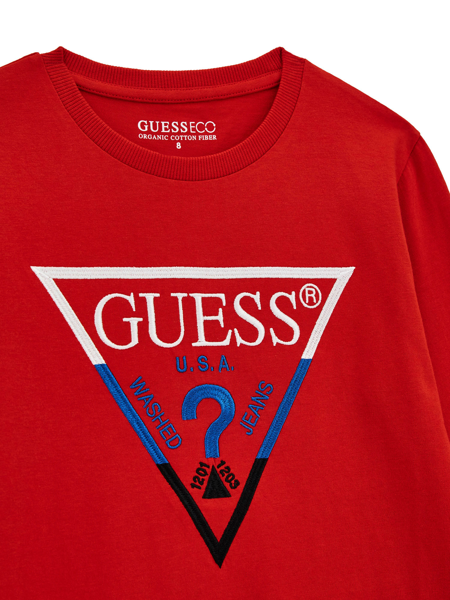 Лонгслив GUESS, размер 16 лет, красный — фото 1
