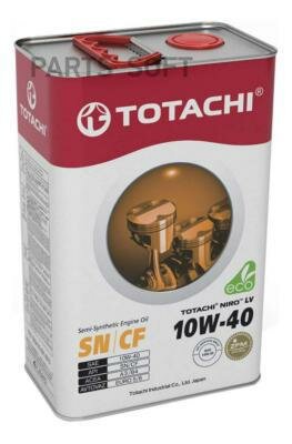 TOTACHI 4589904922039 Масо моторное TOTACHI NIRO LV Semi-Synthetic API SN 10W-40, 4