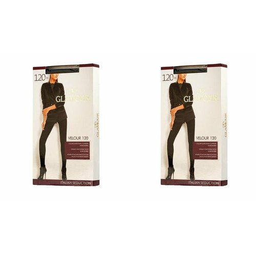 колготки glamour velour 120 den размер 5 черный Колготки Glamour, 120 den, 2 шт., размер 5, черный