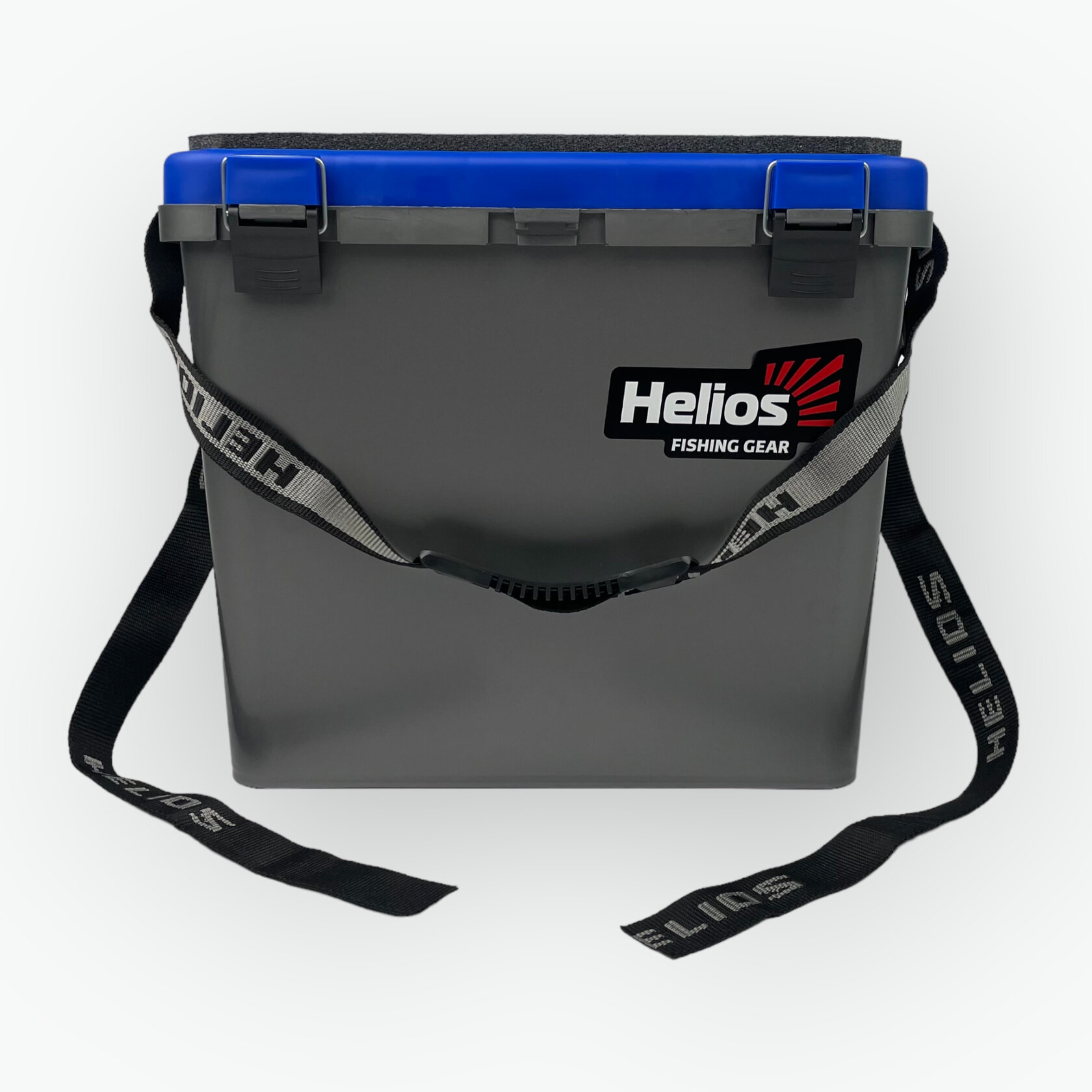 Ящик односекционный зимний Helios FishBox M 8 - 19 литров - Серый/синий