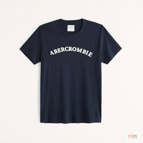 Футболка Abercrombie & Fitch, размер XL, синий