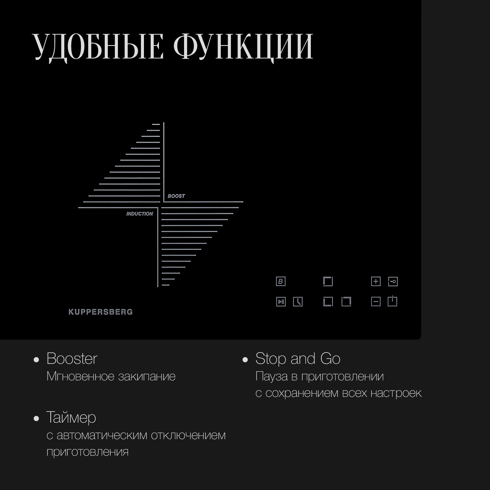 Встраиваемая электрическая варочная панель Kuppersberg - фото №6