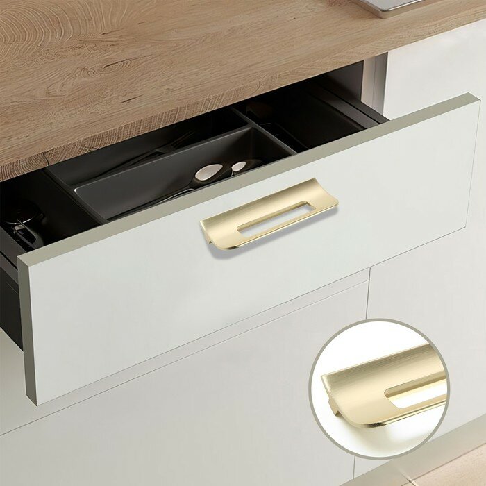 Мебельная ручка скоба RS1402 L  150 мм 1 шт