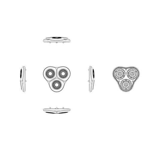   / Xiaomi Electric Shaver S101 Replacement Head (BHR7453GL)
