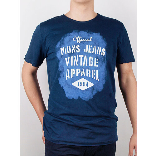 фото Футболка mons ромбик, размер m, синий