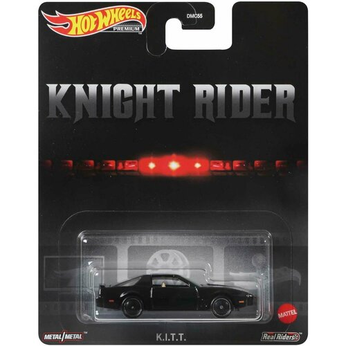 Коллекционная Premium машинка Hot Wheels K.I.T.T. Black (коллекция 2023 Replica Entertainment Series: Knight Rider, Mix 3) оригинальная премиум модель автомобиля hot wheels 1 64 года ретро развлекательная коллекционная серия металлическая литая модель автомобиля и