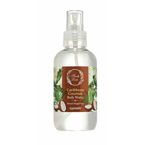 Дымка для тела Fresh Line Caribbean Coconut Body Water fresh line caribbean coconut hair mist