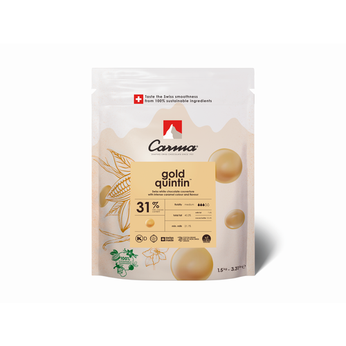 Шоколад Carma Gold Quintin 31% (1,5 кг)