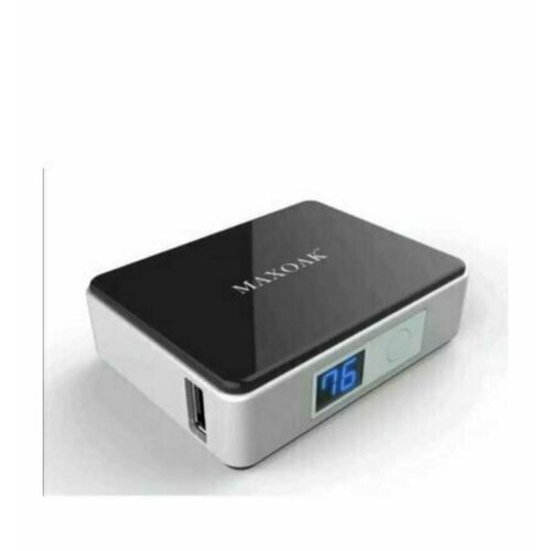 Внешний мини-аккумулятор MAXOAK S12 5200 mAh Черный калёное стекло 105000₽